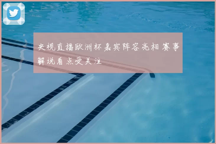 央视直播欧洲杯嘉宾阵容亮相 赛事解说看点受关注